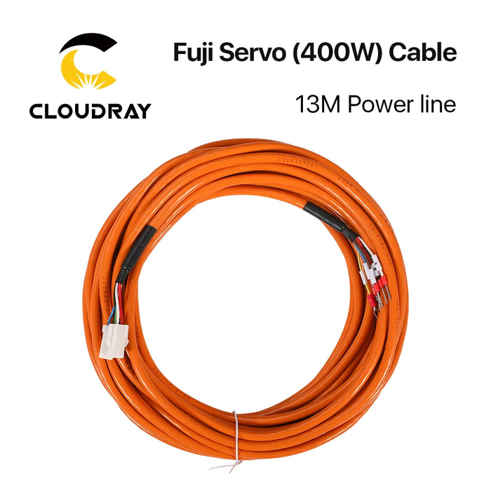 Cloudray Fuji Servo Motor Cable 400W 13M – Encoder Line + Power Line