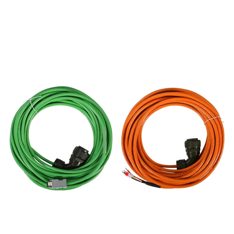 Cable de servomotor Cloudray Fuji 1.3KW 13M línea de codificador + línea de alimentación para 