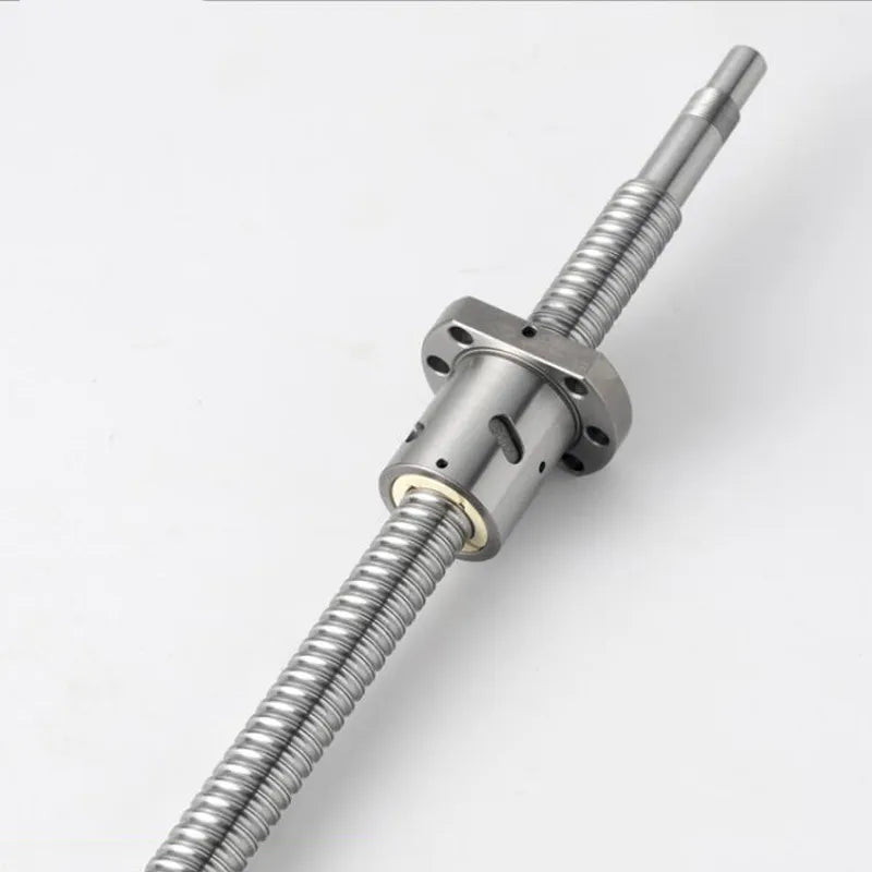 C5 Precision SFU1204 Ball Screw with 1204 Flange &amp; Single Ball Nut - Length 250mm to 1500mm