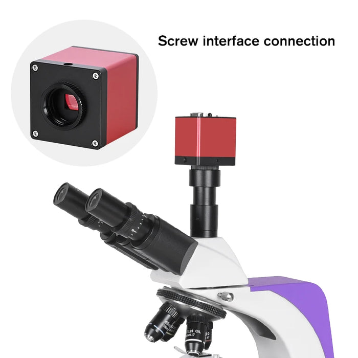 HD Electronic Digital Camera CCD with Remote Control – HDMI/VGA Interface for Stereo Biological Microscope OSL-809