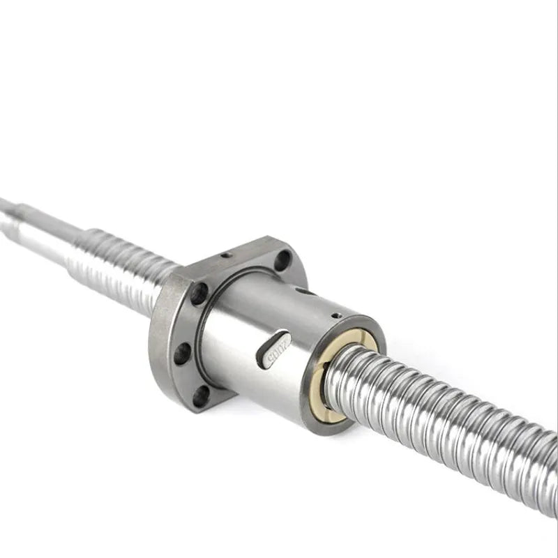 C5 Precision SFU1204 Ball Screw with 1204 Flange &amp; Single Ball Nut - Length 250mm to 1500mm