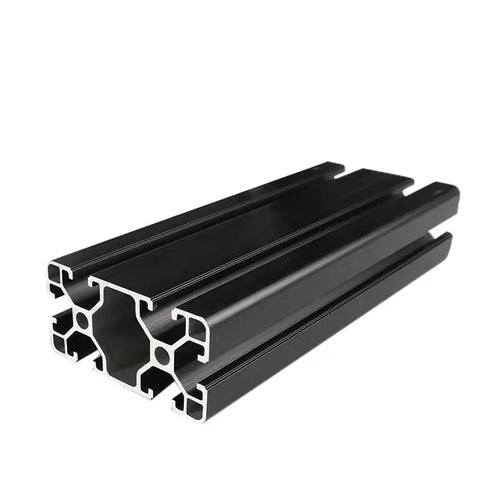 40x80 Aluminum Profile – Black, Silver, Oak Grain Finish