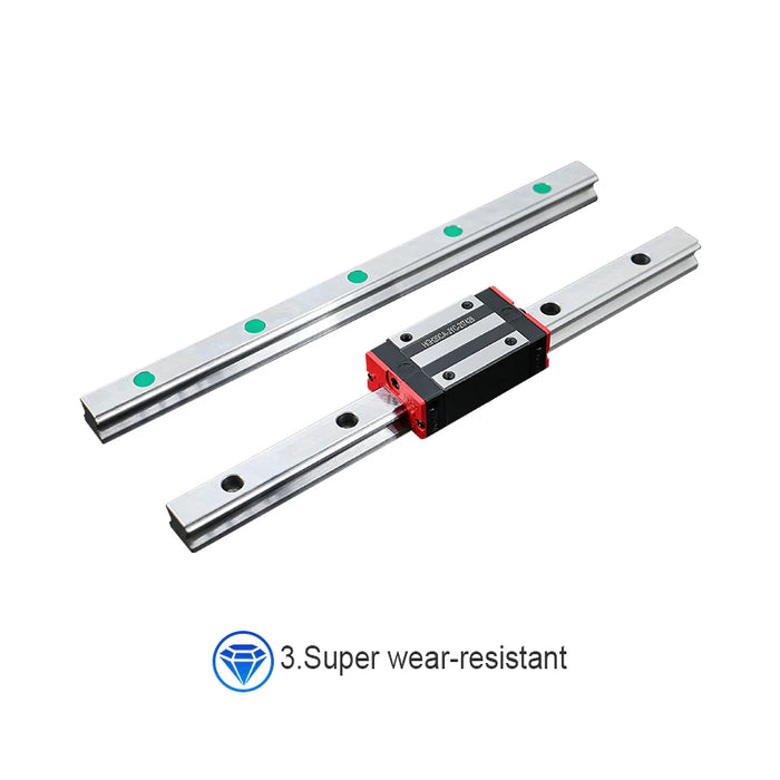 HGR20 Linear Guide Rail with HGH20CA/HGW20CC Blocks, Length 1100mm - 1200mm (43.31 - 47.24 inches)