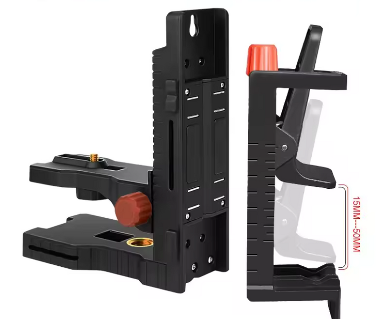 Super strong magnetic L-bracket support mount - Adjustable holder for universal laser level