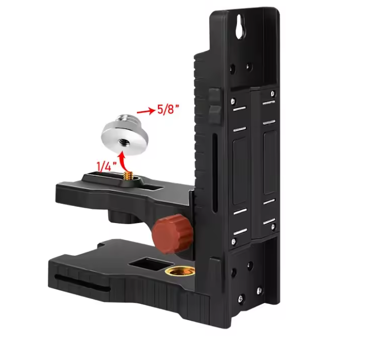 Super strong magnetic L-bracket support mount - Adjustable holder for universal laser level