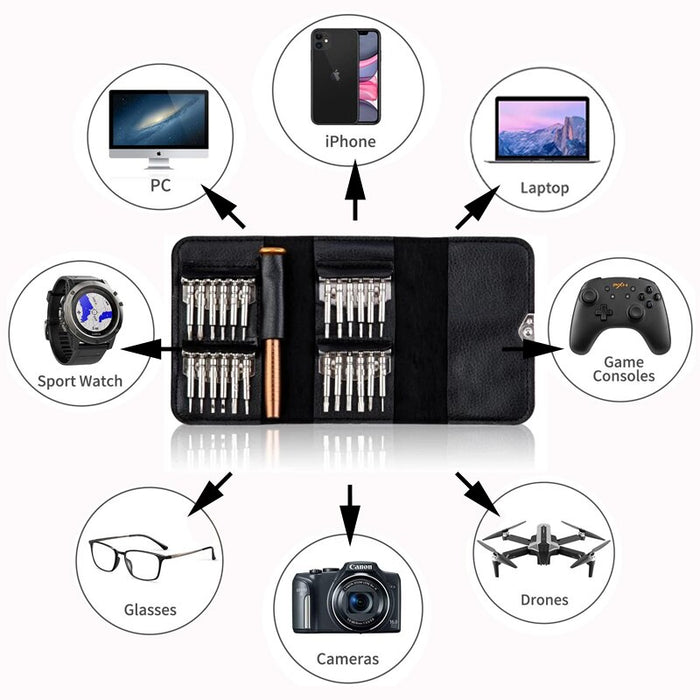Mini Precision Screwdriver Set 25 In 1 Electronic Torx Screwdriver