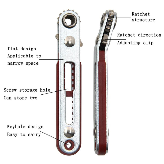 Multifunctional Bidirectional Forward and Reverse Ratchet Screwdriver