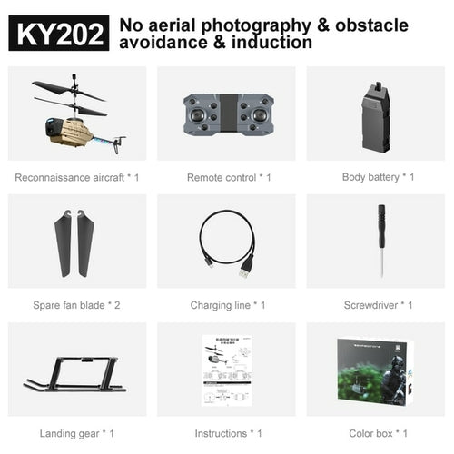 New Ky202 Mini Drone With 4k Camera Rc Helicopter Gesture Sensing With