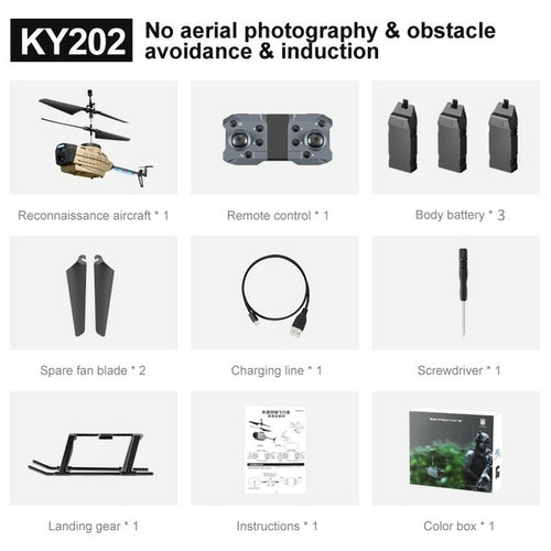 New Ky202 Mini Drone With 4k Camera Rc Helicopter Gesture Sensing With