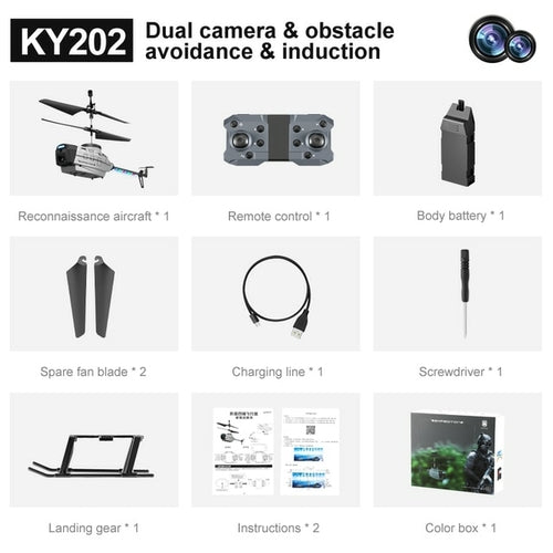 New Ky202 Mini Drone With 4k Camera Rc Helicopter Gesture Sensing With