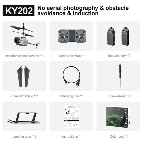 New Ky202 Mini Drone With 4k Camera Rc Helicopter Gesture Sensing With