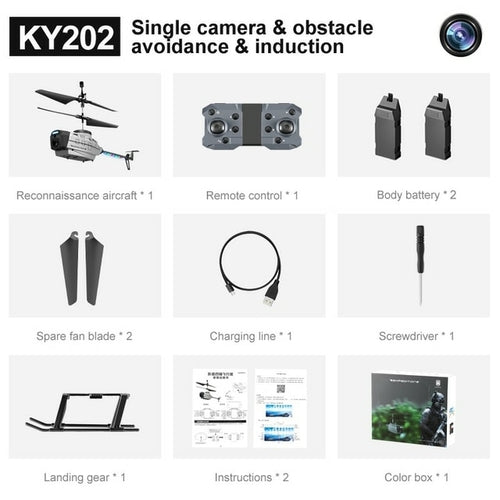 New Ky202 Mini Drone With 4k Camera Rc Helicopter Gesture Sensing With