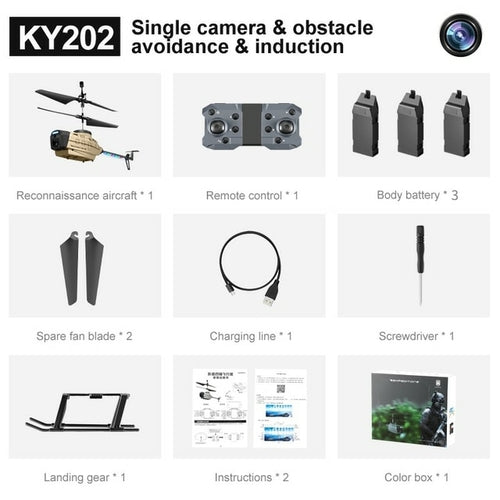 New Ky202 Mini Drone With 4k Camera Rc Helicopter Gesture Sensing With