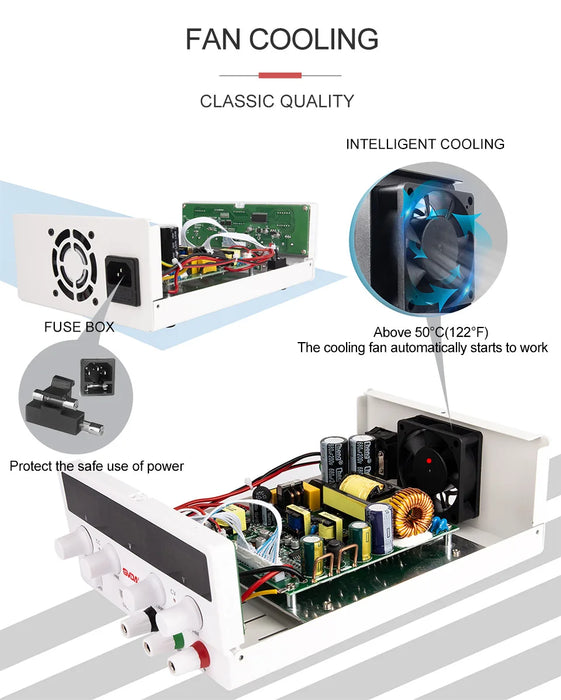 GVDA Adjustable DC Power Supply 30V 10A