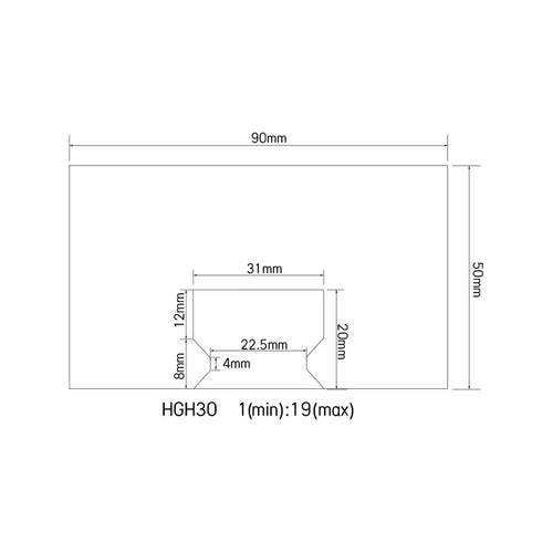 1 Pc Dustproof Cover for HGR Series Rails – Compatible with HGR15, HGR20, HGR25, HGR30, HGH20CA, HGW20CC