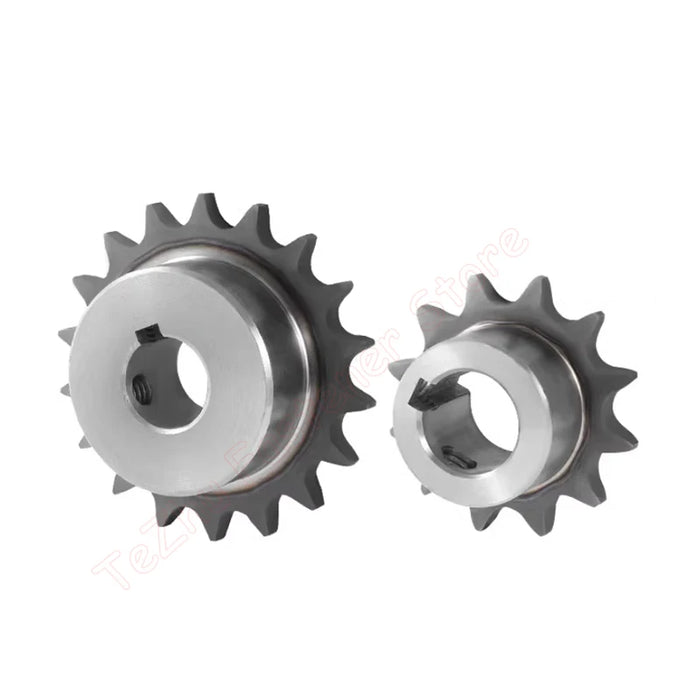 1pc 08B 40 Teeth Chain Gear 45# Steel 40T Industrial Drive Sprocket