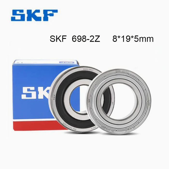 SKF Lager 5 Stück 698-2Z 698ZZ ABEC-9 Kugellager 