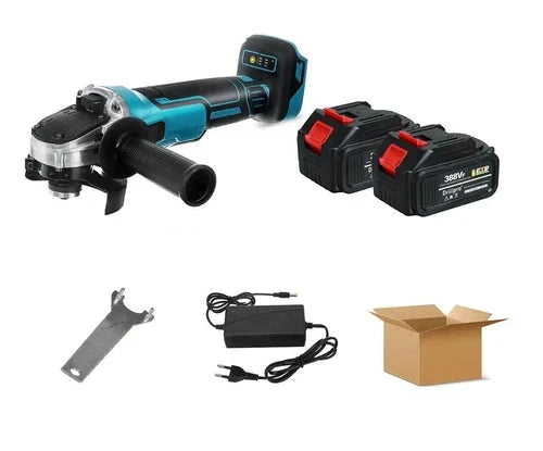 Drillpro 125MM Brushless Electric Angle Grinder – Cordless Wood Cutting