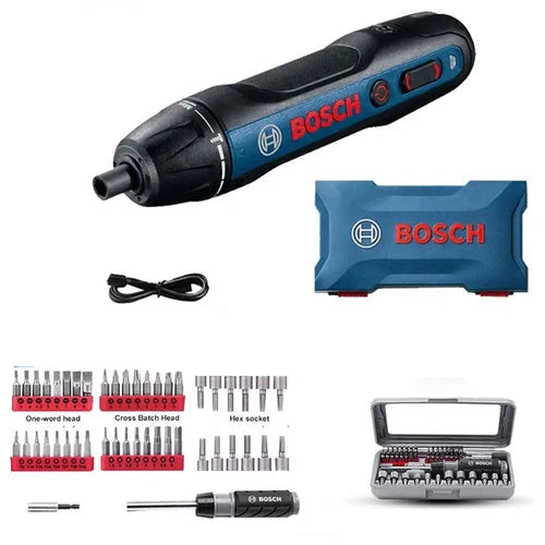 Bosch GO 2 Rechargeable Cordless Screwdriver – Multi-Function Electric Impact Driver