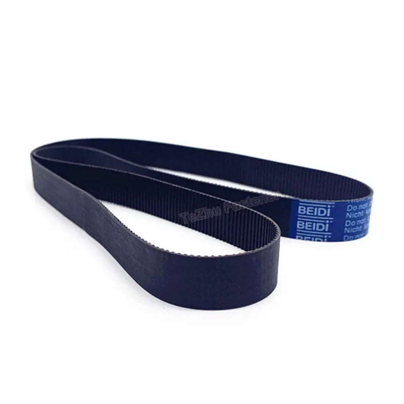 Correa dentada MXL, ancho 6mm, 10mm, bucle cerrado de goma síncrono 