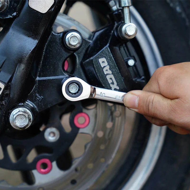 Ratchet Wrenches Set - Chrome Vanadium Steel with Metric 72