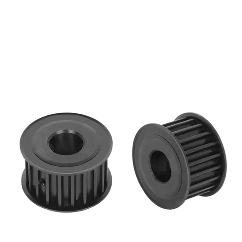 HTD3M 40 44 48 dientes negro 45# polea de sincronización de acero HTD-3M 40T 44T 