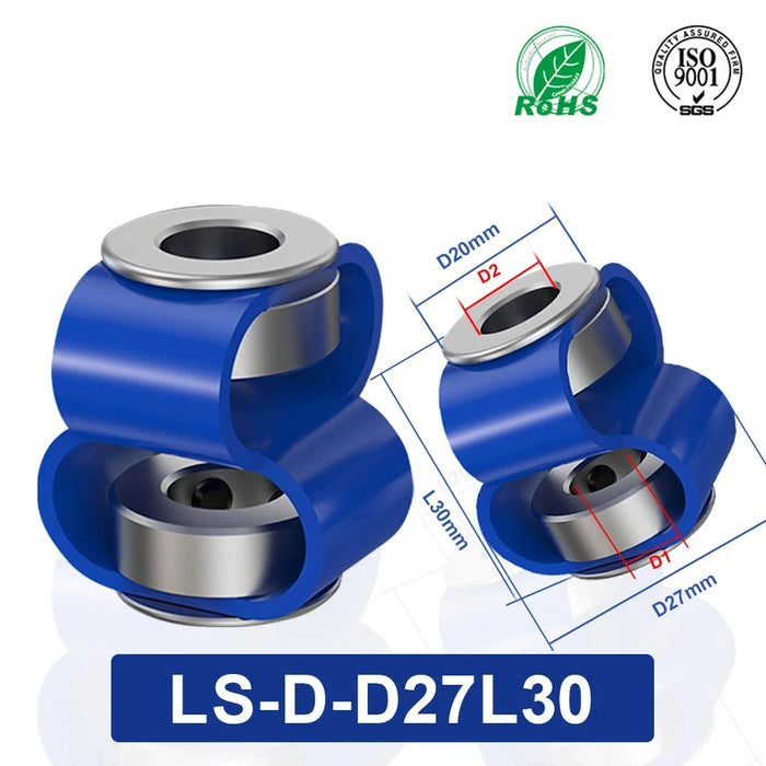 LS D27L30 Back Pressure Double Loop Coupling