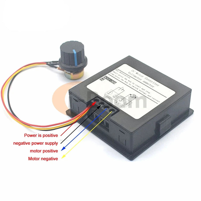 LCD Display DC Motor Speed Controller - Precision Control for Brushed Motors (12-36V)