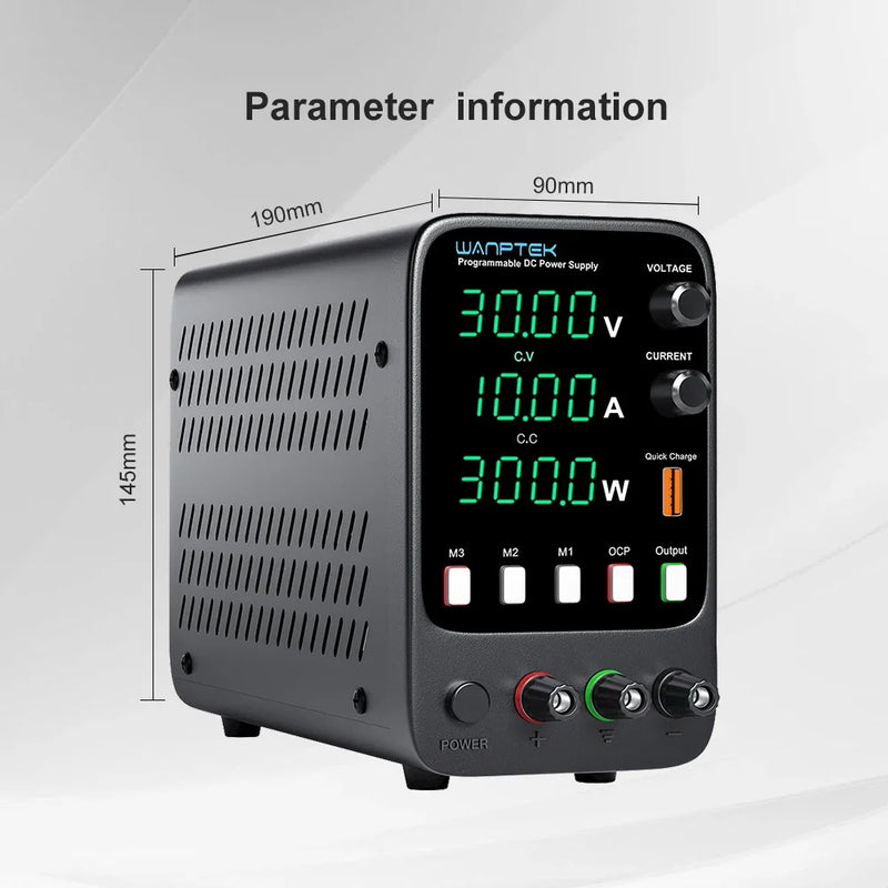 Adjustable Lab DC Power Supply 30V–160V Encoder Control with Memory Function (APS / EPS / TPS Series)