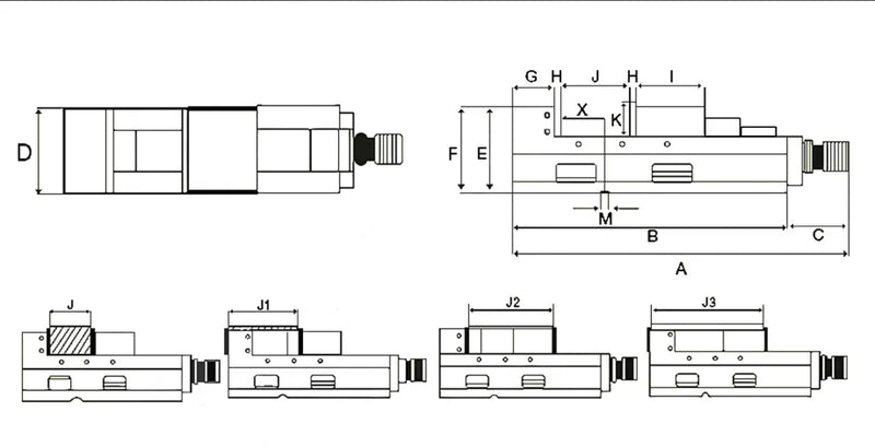 DYV Precision Hydraulic Vise 6" – CNC Milling Hydraulic Bench Vice
