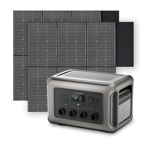 Central eléctrica ALLPOWERS de 3500 W con panel solar 