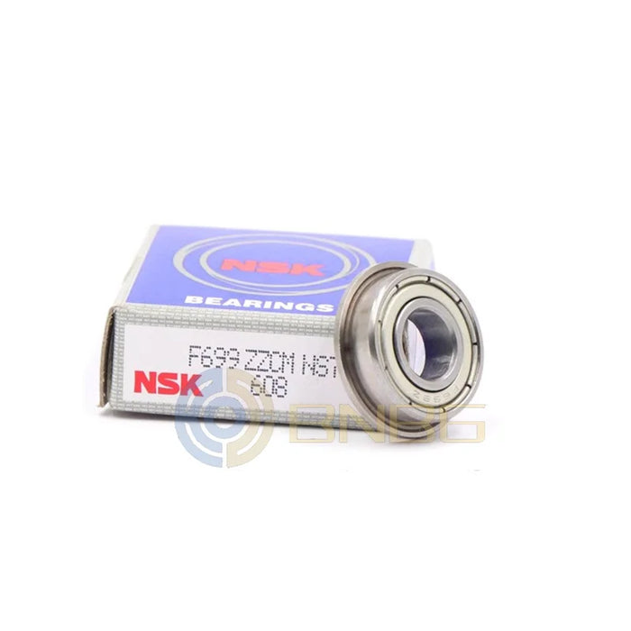 NSK Flange Ball Bearings F681 - F689 (ZZ) - High Precision Miniature Bearings