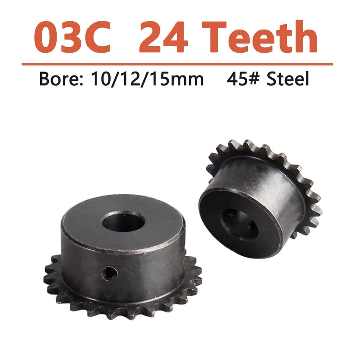 24 Teeth 03C Industrial Drive Sprocket Wheel