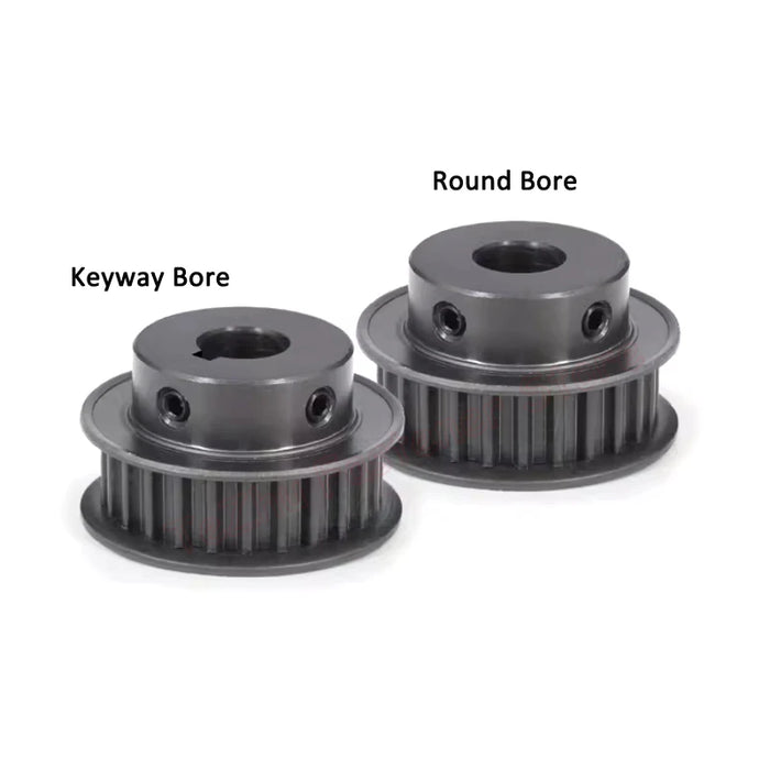 S5M Timing Pulley Synchronous Wheel (K Type) - 18, 19, and 20 Teeth - Hard Anodized