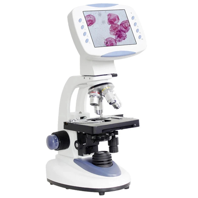 5MP Zoom 200X-5000X Professional Electronic Digital HD Biological Lab Microscope