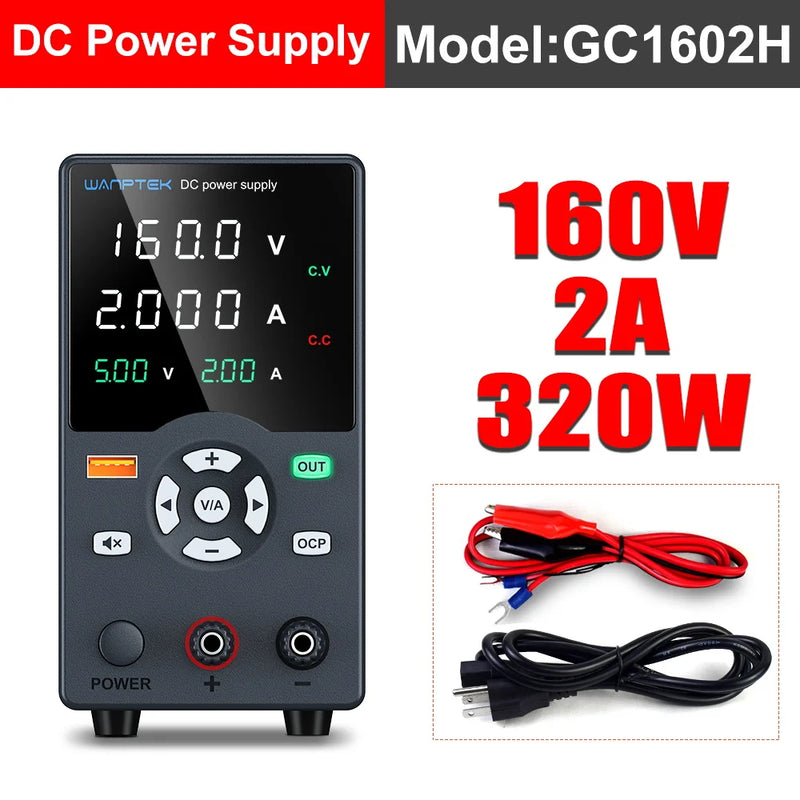 Adjustable DC Bench Power Supply 30V 5A–10A USB Display Lab Voltage Regulator (GA3010H / DPS3010U)
