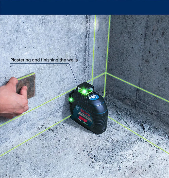 Bosch Laser Level 12 Line Green Vertikal- und Horizontalmesswerkzeug 