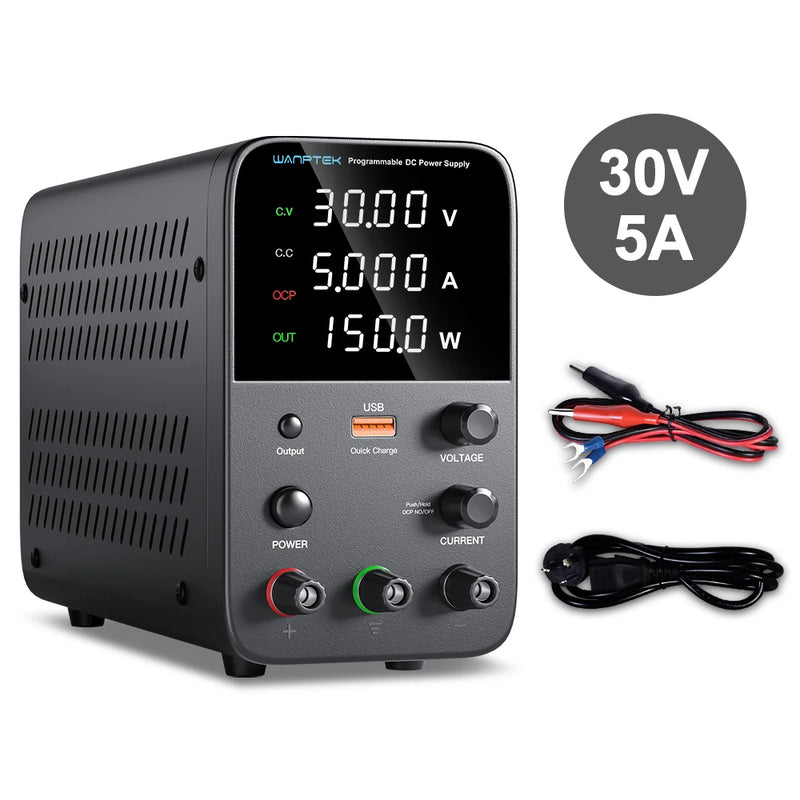 Adjustable DC Bench Power Supply 30V–160V Encoder & Memory Control Lab Voltage Regulator (APS / WPS / NPS Series)