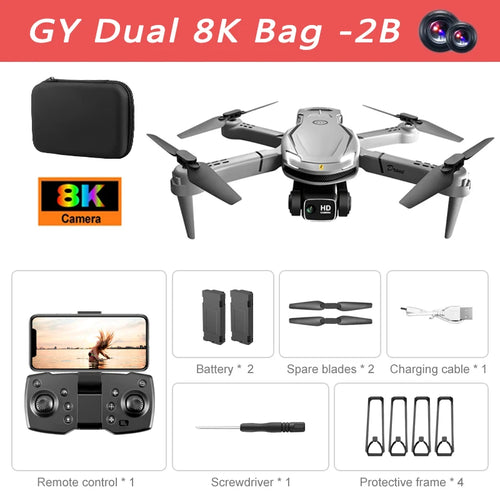 V88 Drone 8K Professional HD Aerial Dual-Camera Omnidirectional