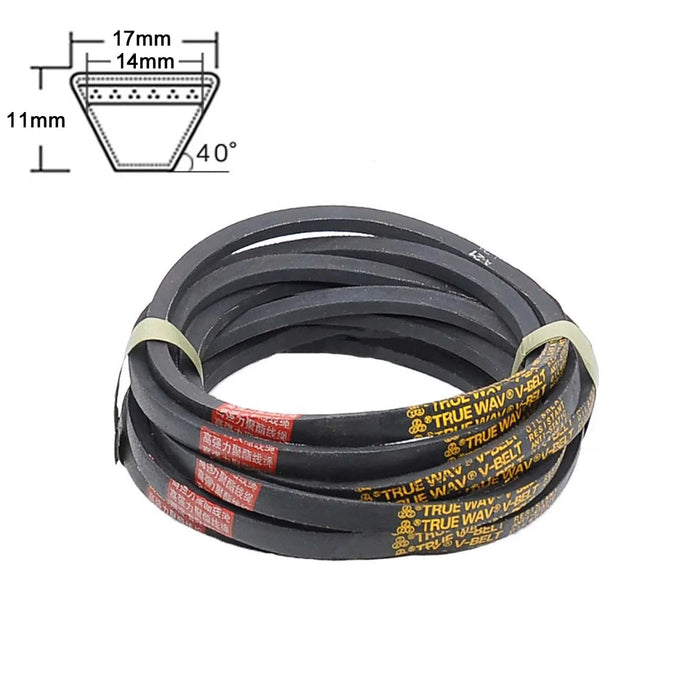 B Type V-Belt - 17mm Width, Pitch Length 80" to 90" (2032mm to 2286mm)