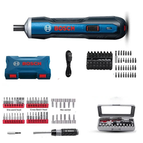 Bosch GO 2 Rechargeable Cordless Screwdriver – Multi-Function Electric Impact Driver