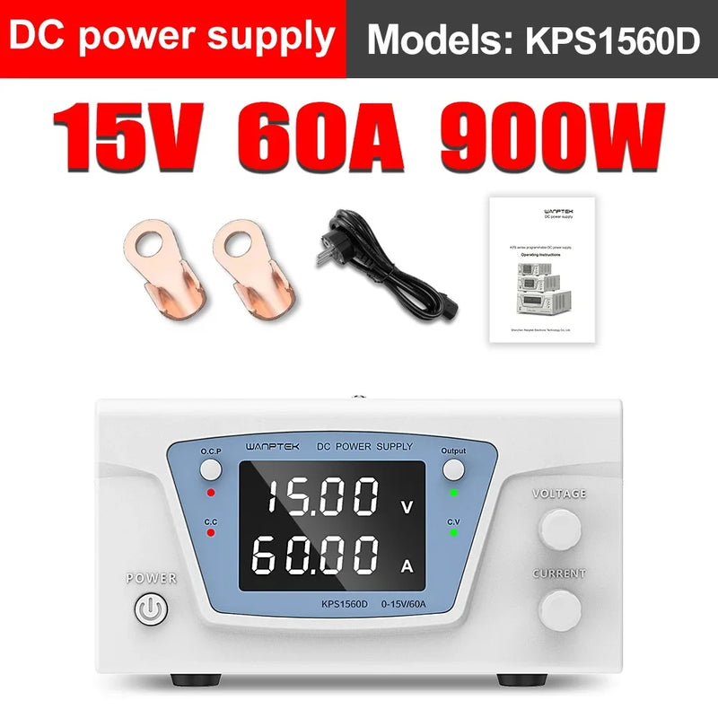 Programmable DC Bench Power Supply RS232/RS485 30V–300V Automatic Voltage Regulator KPS Series