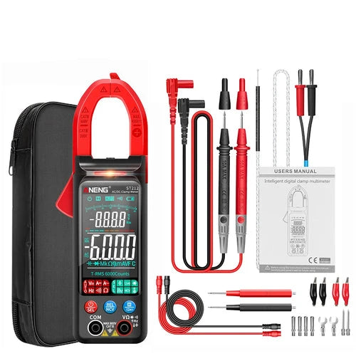 ST212 Digital Clamp Meter 6000 Counts AC/DC Current Multimeter