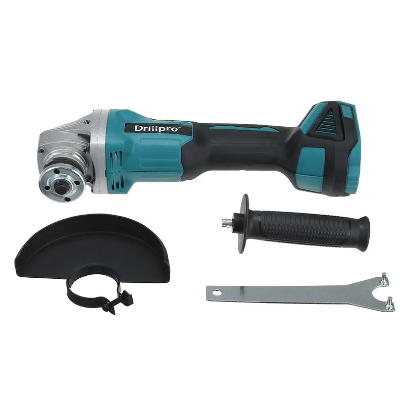 125mm Brushless Cordless Angle Grinder – 4-Speed Variable, Compatible with Makita 18V Battery
