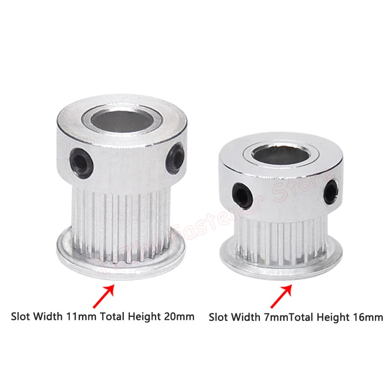 Diámetro de la polea de distribución 16T MXL 3 3.175 4 5 6 6.35 mm 16 dientes 