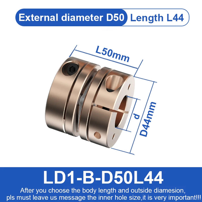 Single Disc Coupler D50 L44 – Flexible Diaphragm Coupling