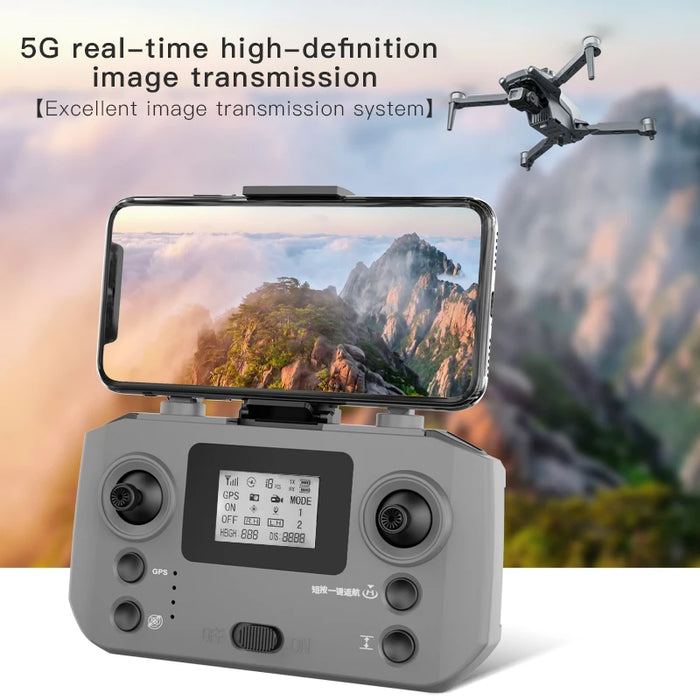 L600 PRO MAX Drone - 4K Professional HD Dual Camera with Obstacle Avoidance and Brushless Quadcopter