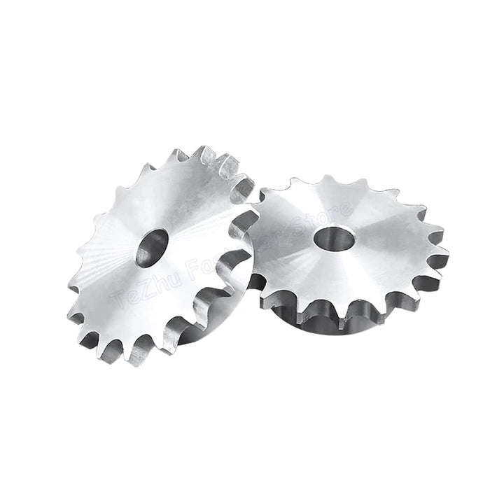 15-30 Tooth 04C Chain Gear - 304 Stainless Steel Sprocket with Bore 6mm & 8mm