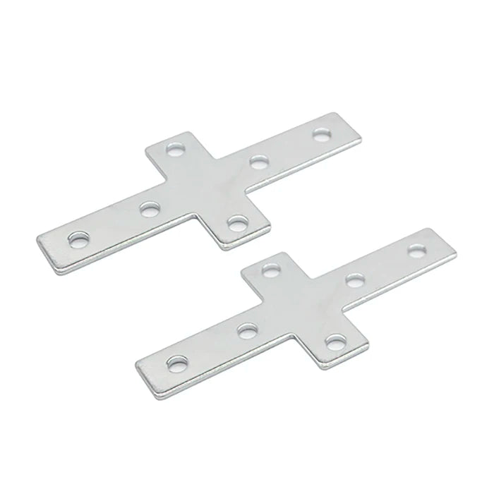 20/30/40/4080/4590L T-Shaped CrossSteel Connecting plate 5/10PCS
