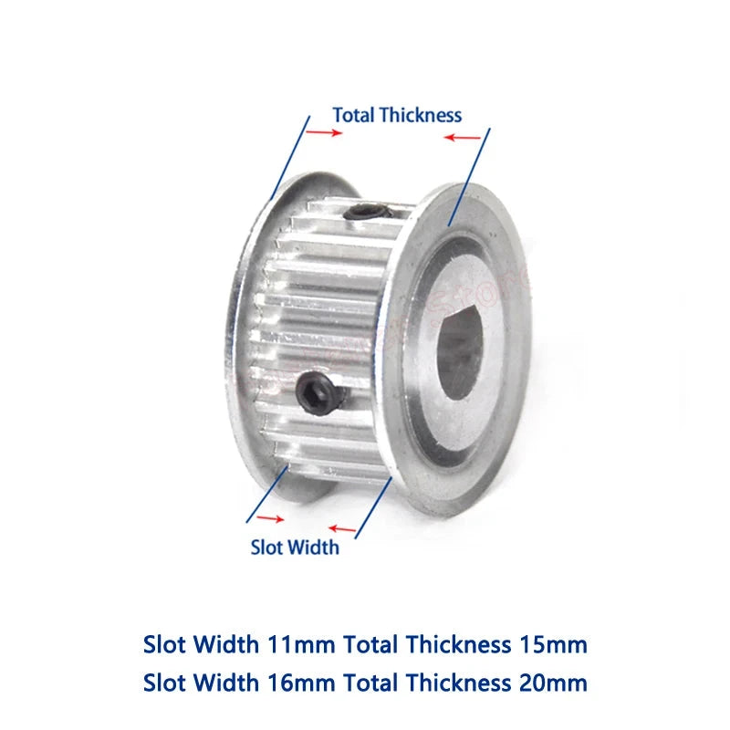 HTD3M 15T-40T Timing Pulley D Hole 15 16 18 20 24 25 30 32 35 36 40 Teeth